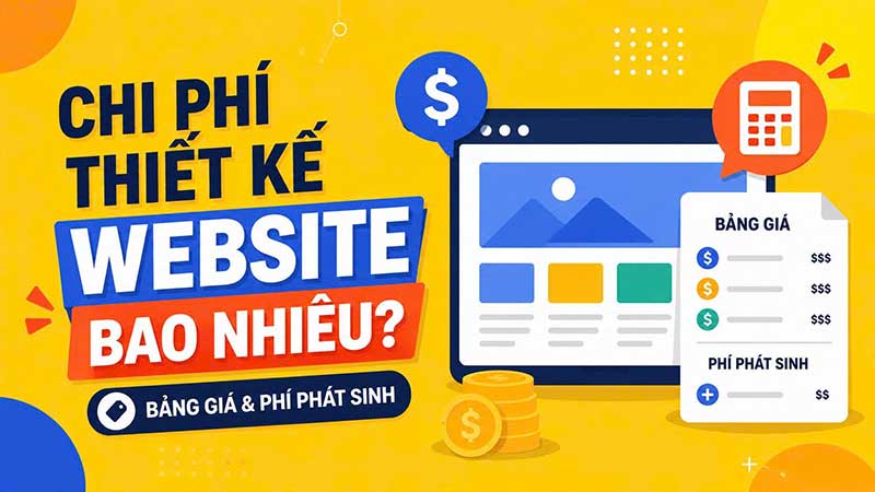 Chi phí thiết kế website bao nhiêu?